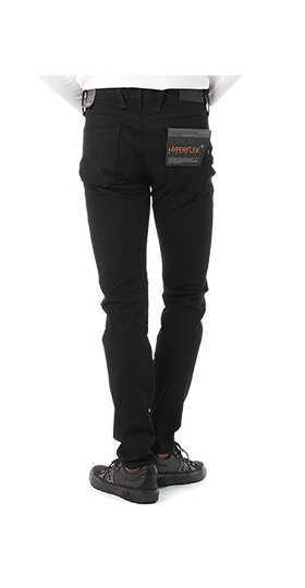 ANBASS 12OZ HYPERFLEX+　ストレッチブラックデニム 詳細画像